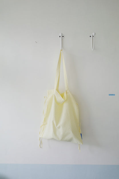 aoi bag ﹏  格紋帆布包
