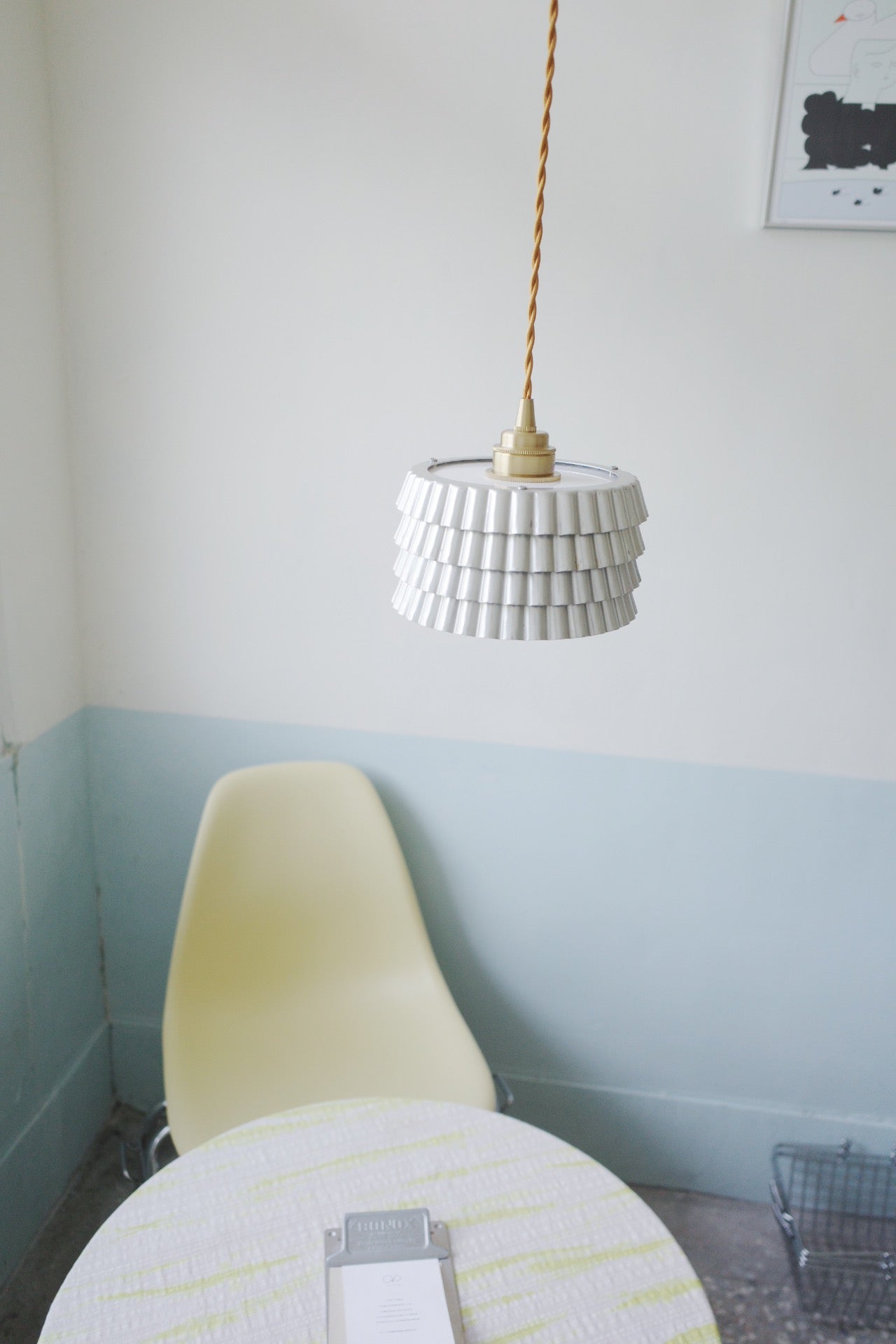 minami house＿小花徑手工琺瑯吊燈