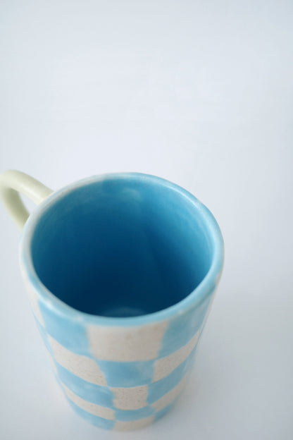 ao blue things 條紋馬克杯
