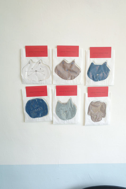 minami house＿小花徑手工貓咪刺繡杯墊